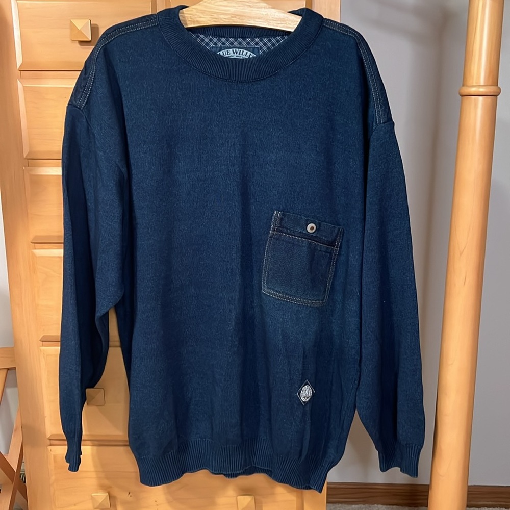 EUC Blue Willi’s cardigan sweater size XL